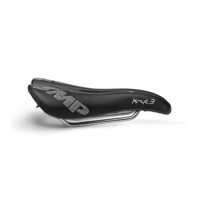 Abbildung von Selle SMP Unisex Erwachsene Kryt 3 Renradsattel, Schwarz, 245 x132 mm