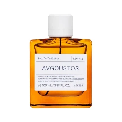 Abbildung von KORRES AVGOUSTOS Eau de Toilette für Damen und Herren, unisex Duft, fruchtig zitrischer Sommerduft, vegan, 100 ml