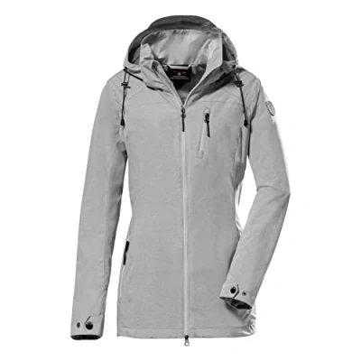 Abbildung von G.I.G.A. DX Damen Funktionsjacke/Outdoorjacke mit abzippbarer Kapuze GS 31 WMN JCKT, hellgrau, 40, 38341 000