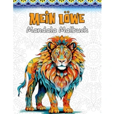 Abbildung von Löwe Malbuch: 60 Wunderschöne Löwen Mandala Motive zum Stressabbau und Entspannung