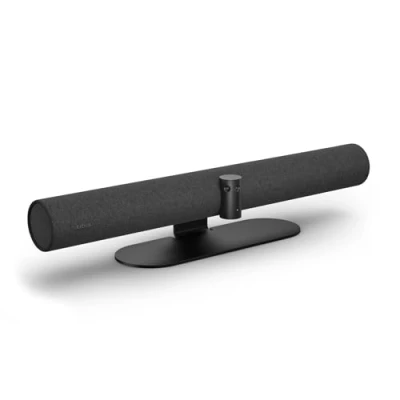 Abbildung von Jabra PanaCast 50 Videokonferenz Kamera Panorama Webcam 4K mit Videokonferenzsystem für kleine &amp; mittlere Räume 180 Grad Sichtfeld 8 Mikrofonen UK Stromanschluss schwarz