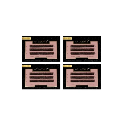 Abbildung von Aylashes KÜNSTLICHE Wimpern PRE CUT bundle (8MM10MM12MM14MM16MM) Künstliche material girl long (10mm 12mm 14mm 16mm)