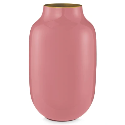 Abbildung von PIP STUDIO Vase Metall Oval Old Pink 30 cm