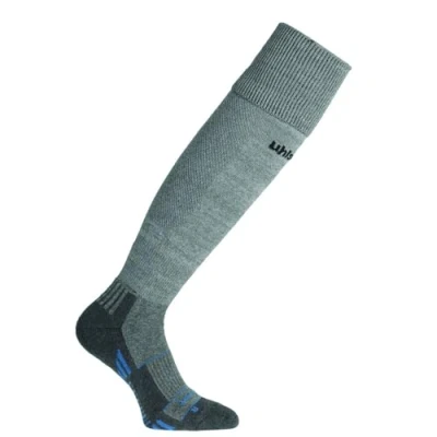 Abbildung von uhlsport TEAM PRO Overkneestrümpfe, Größe: 37 40, Dark grey melange/schwarz