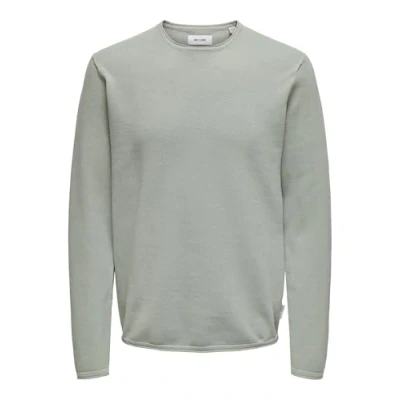 Abbildung von ONLY &amp; SONS Herren ONSFELIX REG 12 Crew Knit NOOS Strickpullover, Iceberg Green, Small