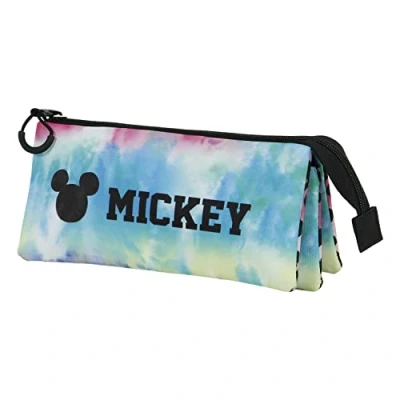 Abbildung von Micky Maus Tie FAN Dreifach Federmäppchen 2.0, Blau