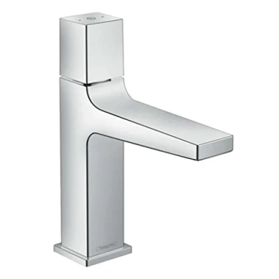Abbildung von hansgrohe Waschtischarmatur &quot;Metropol&quot;, 11cm, Select mit Push Open Ablaufgarnitur, chrom