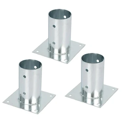 Abbildung von Alberts Aufschraubhülse, (Set, 3 St.), feuerverzinkt, Ø81 mm