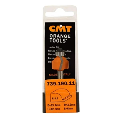 Abbildung von CMT ORANGE TOOLS 939.160.11 RADIUS FRÄSERM/ANLAUF. HM S=8 D=15.9 R=1.6