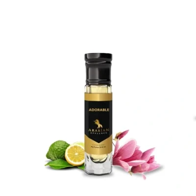 Abbildung von Arabian Opulence FR169 ADORABLE Roll on Parfümöl Konzentriertes Parfüm Körperöl Langanhaltendes auf Ölbasis für Frauen Reisegröße Alkoholfreies weiches Flasche (6ml)
