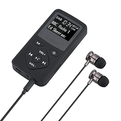Abbildung von VBESTLIFE Dab Radio,Tragbare DAB/DAB + Pocket Digital Radio Empfänger Bluetooth MP3 Player mit Kopfhörer
