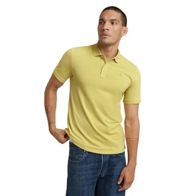 Abbildung von G Star RAW Herren Dunda Slim Poloshirt, Grün (linden Green D11595 5864 G306), XXL
