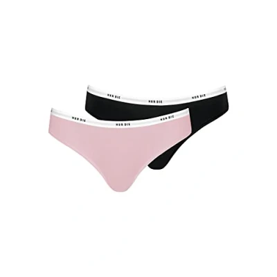Abbildung von NUR DIE 2 PACK Slip, Damen, Größe: Small, Schwarz rose