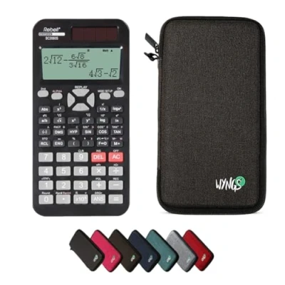 Abbildung von CALCUSO Sparpaket Dunkelgrau mit Taschenrechner Rebell SC2060S