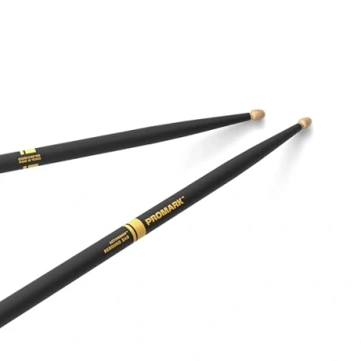 Abbildung von ProMark Rebound 5AB ActiveGrip Hickory Drumsticks verbesserter Grip für präzises Trommeln Eichelholzspitze 1 Paar