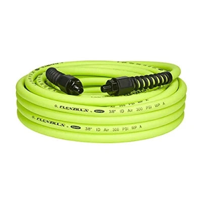 Abbildung von Flexzilla Pro Luftschlauch, 3/8 Zoll x 15,2 m, strapazierfähig, leicht, Hybrid, ZillaGreen HFZP3850YW2