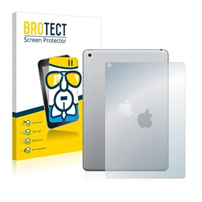 Abbildung von BROTECT Schutzglas für Apple iPad 9.7&quot; 2017 (Rückseite, 5. Gen.) Schutzfolie Panzer Folie Glas [Extrem Kratzfest 9H, Anti Fingerprint,