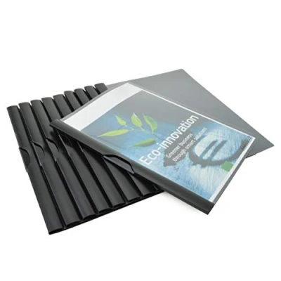 Abbildung von Rapesco 1595 ECO Klemmhefter, A4, Schwarz, 10er Pack