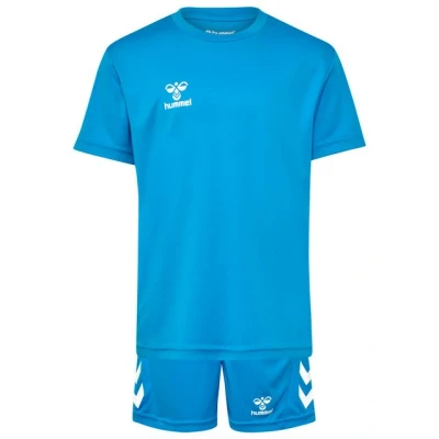 Abbildung von Hummel LOGO SET Tshirt print für Kinder, Größe: 152, Diva blue