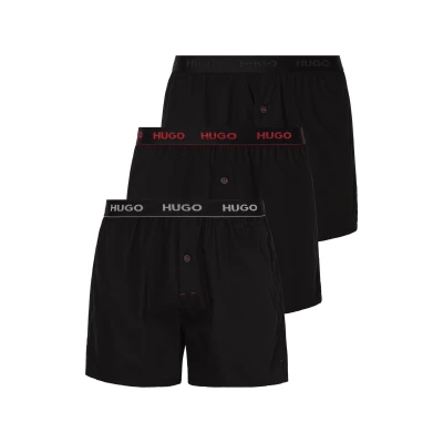 Abbildung von HUGO 3 PACK Boxershorts, Herren, Größe: Large, Open miscellaneous