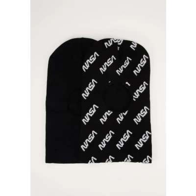 Abbildung von Mister Tee NASA Storm MASK 2 PACK Mütze, Herren, Größe: One Size, Black/white