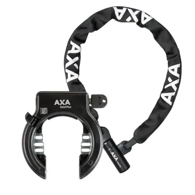 Abbildung von Set Ringschloß Axa Solid Plus + Kettenschloß Linq City 100/7 Schwarz