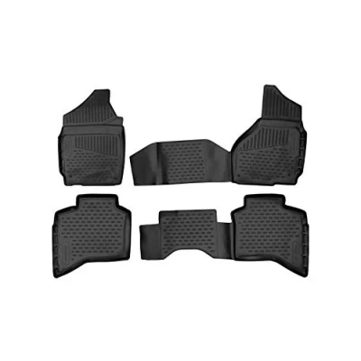 Abbildung von Element 3D Gummimatten Passgenaue Fußmatten Dodge Ram 1500 Quad Cab 2012 2018 Pick up der USA 4tlg