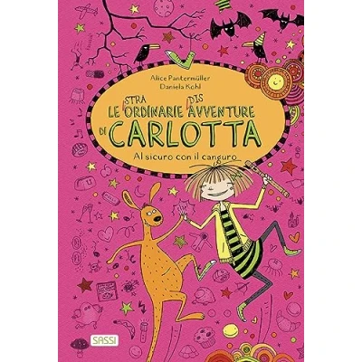 Abbildung von Al sicuro con il canguro. Le (stra)ordinarie (dis)avventure di Carlotta (Sassi junior)