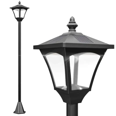 Abbildung von Outsunny LED Solarleuchte Solar Laterne
