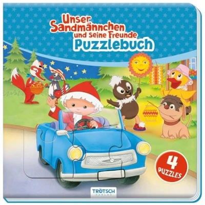 Abbildung von Trötsch Unser Sandmännchen Puzzlebuch mit 4 Puzzle Sandmann: Beschäftigungsbuch Entdeckerbuch