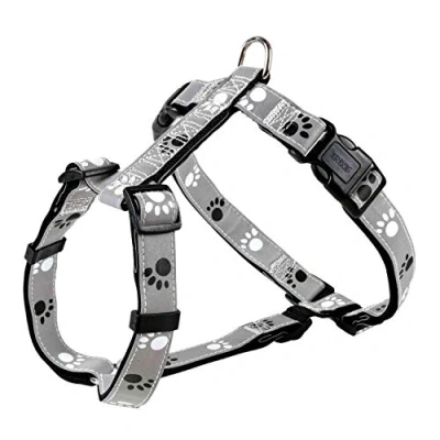 Abbildung von TRIXIE Hunde Geschirr Silver Reflect schwarz/silbergrau