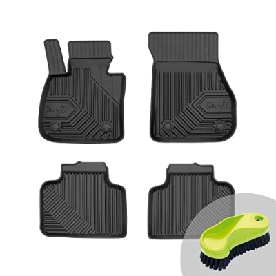 Abbildung von FROGUM No.77 Gummimatten Ganzjahresset von Auto Fußmatten Autofussmatten für Mini Countryman II ab 2016 Langlebiges TPE Material