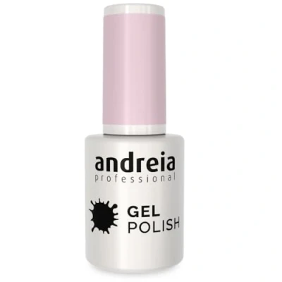 Abbildung von Andreia Professional Semi Permanenter Nagelgel Lack für UV/LED Lampe Intensiver Glanz und 4 Wochen haltbare Maniküre Lackierung Farbe 217 klar Nude, Zartrosa Rot 10.5 ml