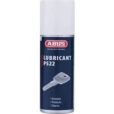 Abbildung von ABUS Pflegespray PS22 fettfreier Schmierstoff für Türzylinder, Autoschlösser, Werkzeuge gegen Verschleiß und Quitschen 60 ml