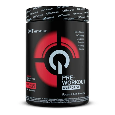 Abbildung von QNT Pre Workout Overdrive (30 Serv) Raspberry Killer