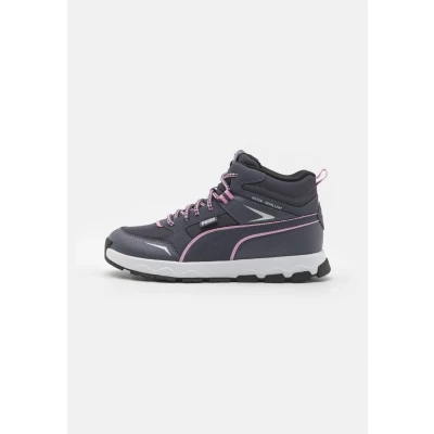 Abbildung von Puma Evolve Trail JR Unisex Hikingschuh für Kinder, Größe: 37.5, Galactic gray/mauved out Lederimitat/textil