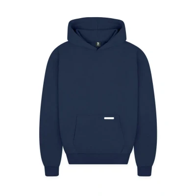 Abbildung von Bazix Republiq Super Heavy Blank Kapuzenpullover, Herren, Größe: XL, Blackiris