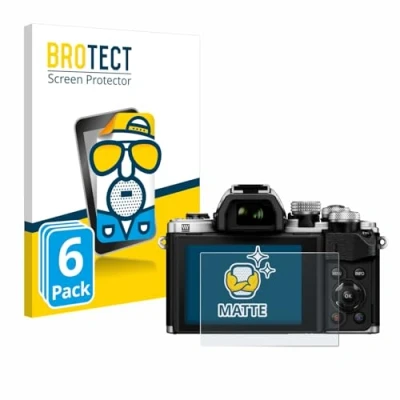 Abbildung von BROTECT Entspiegelungs Schutzfolie für Olympus OM D E M10 Mark II (6 Stück) Matte Displayschutz Folie, Anti Reflex, Fingerprint