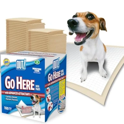 Abbildung von OUT! Go Here Ultra saugfähige Training Pads 100 Stück