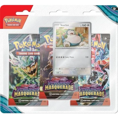 Abbildung von Pokémon Scarlet &amp; Violet Twilight Masquerade SV6 Sammelkarte Gemischte Auswahl 3er Pack