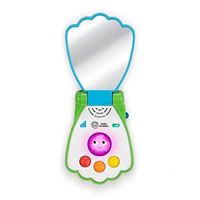 Abbildung von Baby Einstein, Ocean Explorers Shell Phone, Sounds und Lichter, 3 Sprachen Englisch, Französisch, Spanisch, ab 6 Monaten