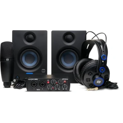 Abbildung von Presonus Recording Set Audiobox 96k Complete Bundle Digitales Aufnahmegerät (Recording Set)
