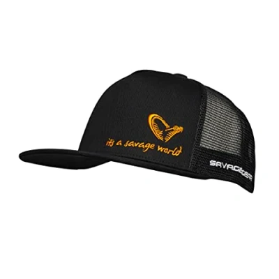 Abbildung von Savage Gear All Black Cap Onesize Caviar Pet Angelkappe