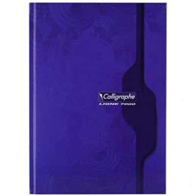 Abbildung von Clairefontaine 7276C Kladde / Notizbuch geleimt Calligraphe mit Hardcover, DIN A4 21x29,7 cm, 144 Blatt, französische Lineatur, 70g, farbig sortiert, 1 Stück