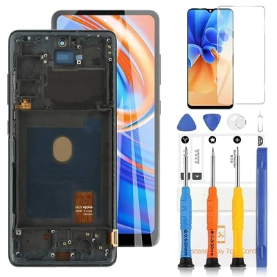 Abbildung von LADYSON AMOLED LCD Bildschirm für Samsung Galaxy S20 Fe SM G780F/Galaxy 5G G781B Display Touchscreen Digitizer Montage Kit Ersatz mit Werkzeug (6,5 Zoll, Schwarz)