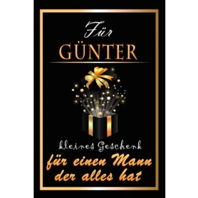 Abbildung von für Günter kleines Geschenk einen Mann der alles hat: Namensgeschenke Männer Personaisierte Geschenke Notizbuch ... Weihnachten, Geburtstag