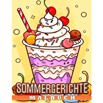 Abbildung von Sommergerichte: Entdecke, Farben und Lerne über Sommeressen Perfekt für Kinder im Alter von 8 12 Jahren