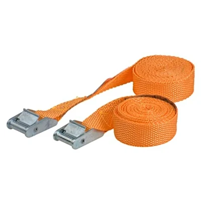 Abbildung von kwb Zurrgurt 2,5 m x 25 mm, aus strapazierfähigem Polyesterband, mit Prüfschild und Klemmverschluss, ohne Haken, TÜV / GS geprüft