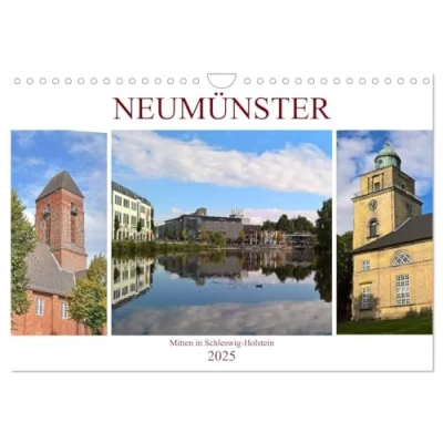 Abbildung von Neumünster Mitten in Schleswig Holstein (Wandkalender 2025 DIN A4 quer), CALVENDO Monatskalender