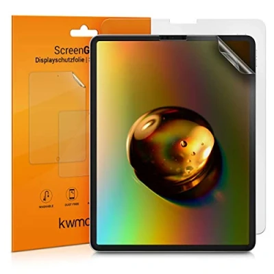 Abbildung von kwmobile 2X Tablet Schutzfolie kompatibel mit Apple iPad Pro 12,9&quot; (2018) Folie Full Screen Protector Displayfolie entspiegelt